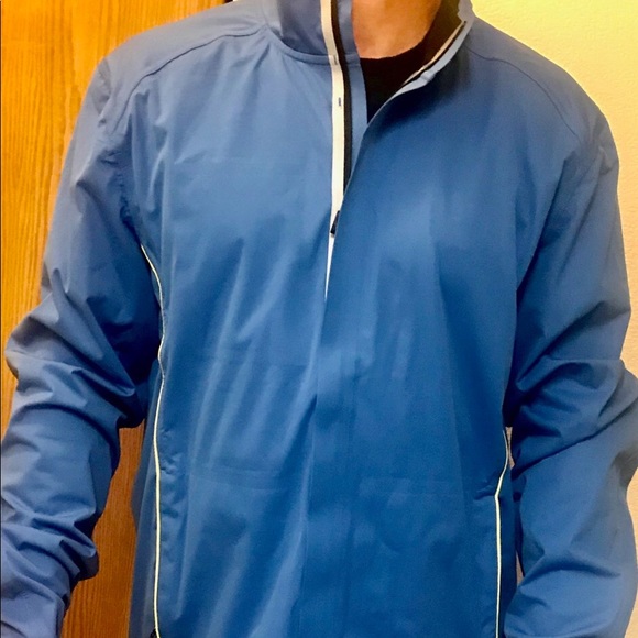 blue golf jacket